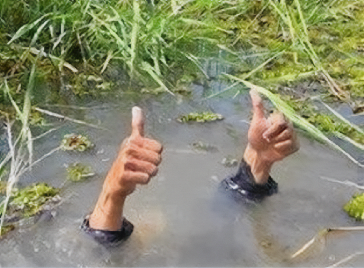FLOODING THUMBS UP