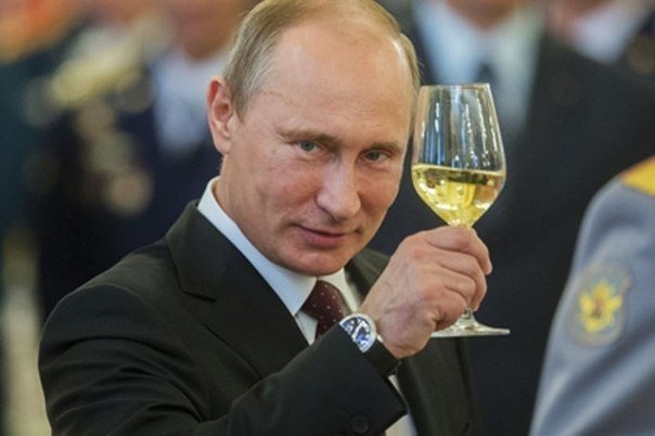 Putin Cheers