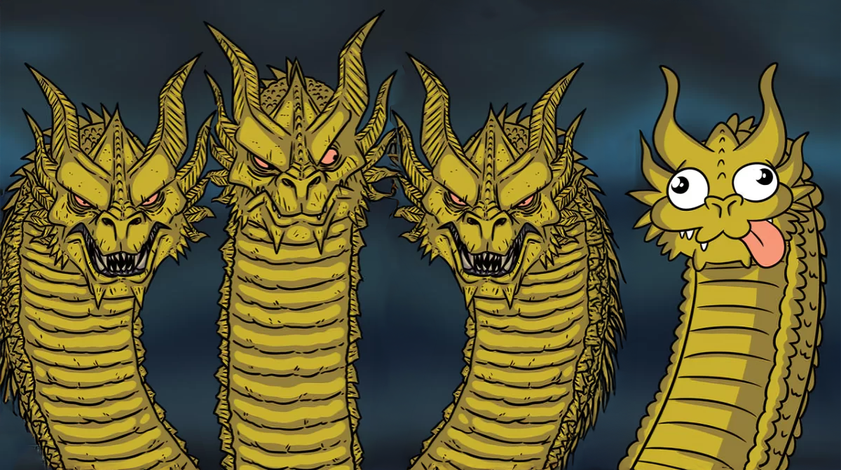4 headed dragon
