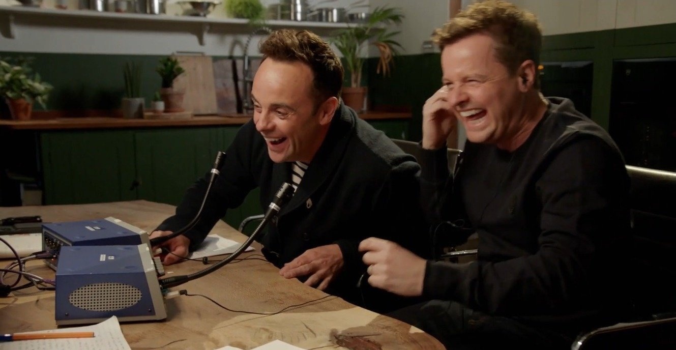 Ant and Dec laughing