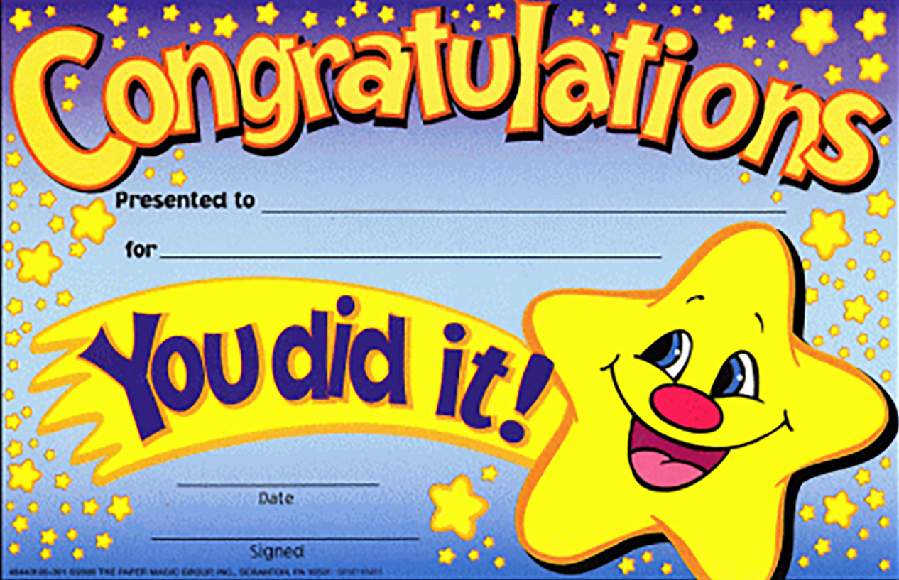 Happy Star Congratulations